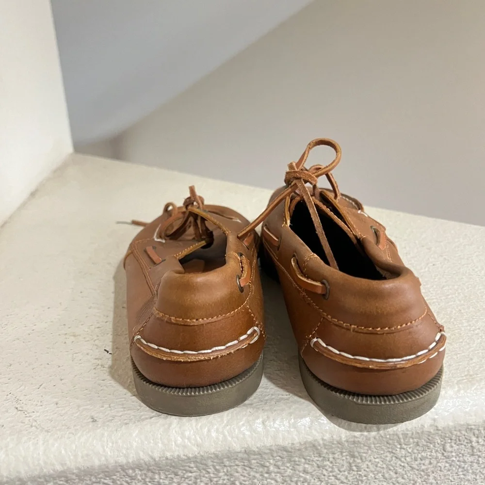 Sperry Top-Sider 2 Eye Sahara Brown Boat Shoe Driving Loafers Casual Men Sz 11‎